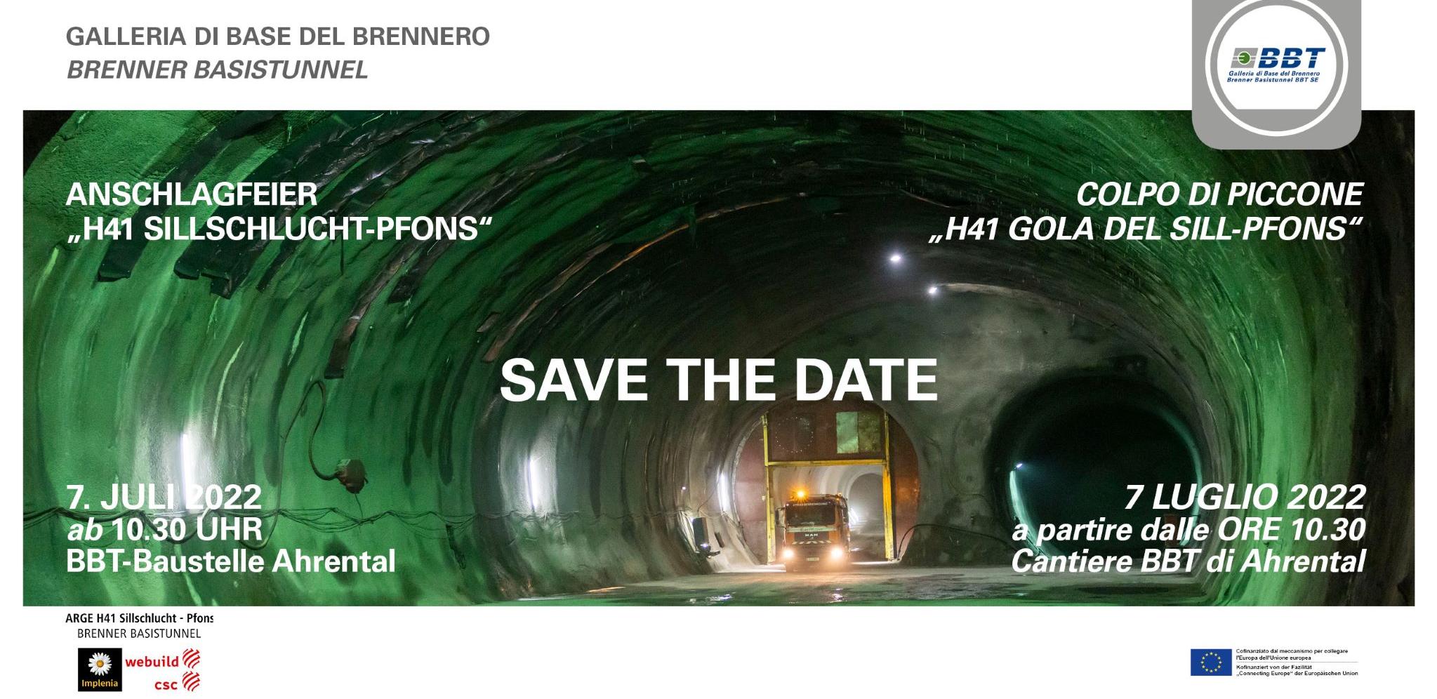 Excavation work begins on the Austrian lot of the Brenner Base Tunnel